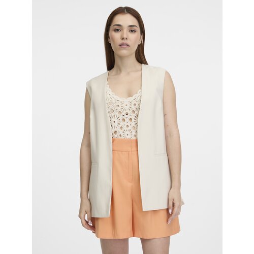 Orsay Beige Women&amp;#039;s Gilet - Women Slike