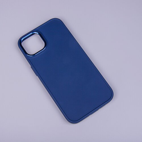 Onasi Satin silikonski ovitek za iPhone 12 / iPhone 12 Pro - moder Slike