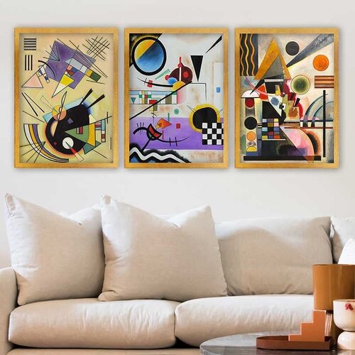 Wallity Set uramljenih slika 3AC_UN84644, 3 Dela Cene