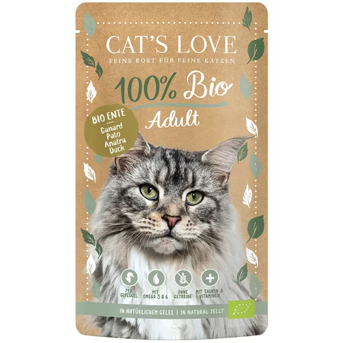 Cat's Love Bio 6 x 100 g - Bio-raca