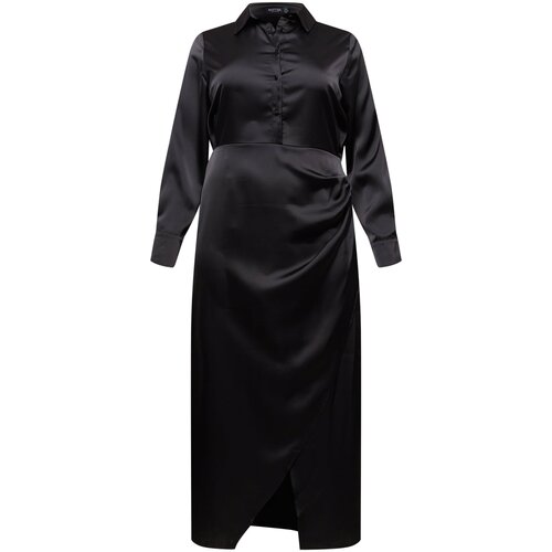 Nasty Gal Plus Dolga srajca črna Slike