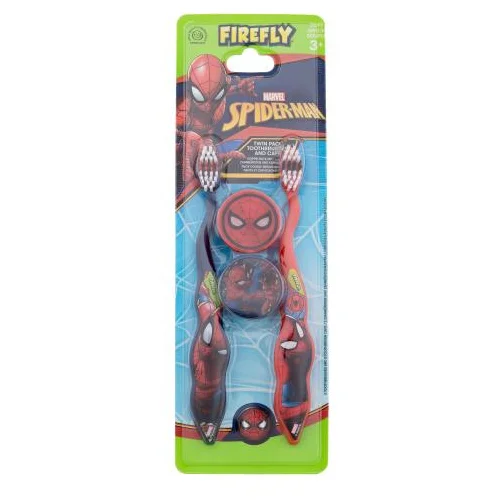 Marvel Spiderman Twin Pack Set četkica za zube 2 kom + navlaka za četkicu 2 kom