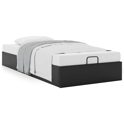 vidaXL Otomanski posteljni okvir brez vzmetnice črn 100x200 cm, (21608128) Cene