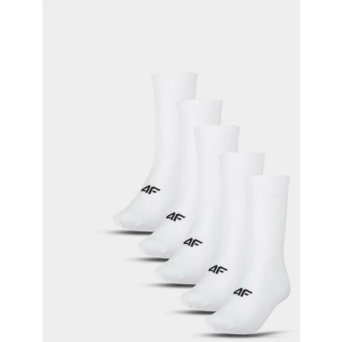 4f Men's Socks (5pack) - White Slike