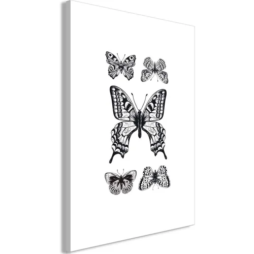  Slika - Five Butterflies (1 Part) Vertical 40x60