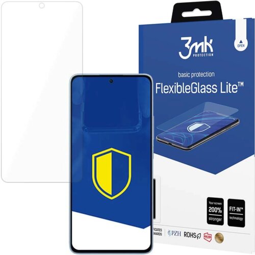 3mk FLEXIBLEGLASS SOLID KALJENO STEKLO ZA XIAOMI REDMI NOTE 13 4G, (21976249) Slike