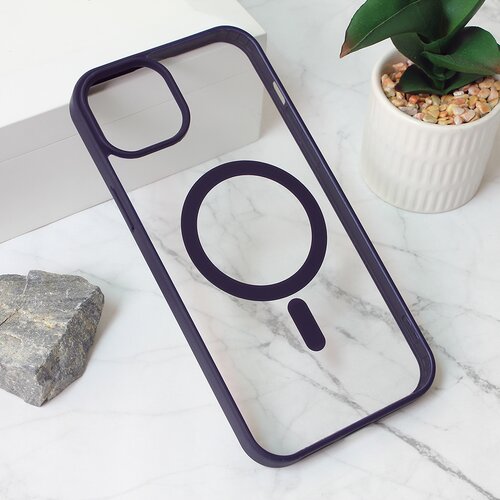 Torbica magesafe za iphone 15 plus 6.7 ljubicasta Slike