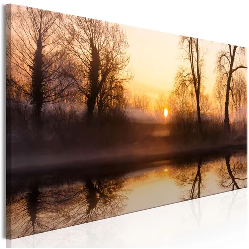  Slika - Winter Sunset (1 Part) Narrow 135x45