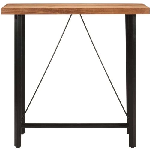 VidaXL Barski stol 110 x 55 x 107 cm masivno drvo bagrema i željezo Slike