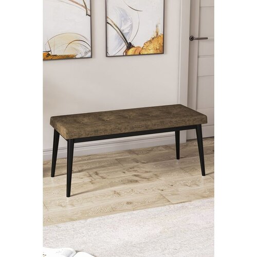 Hanah home klupa Pera Bench, 105 cm, braon / crna Cene