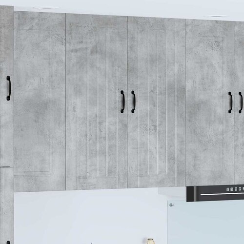 vidaXL Stenska kuhinjska omarica Betonsko siva 80 x 31 x 100 cm Cene