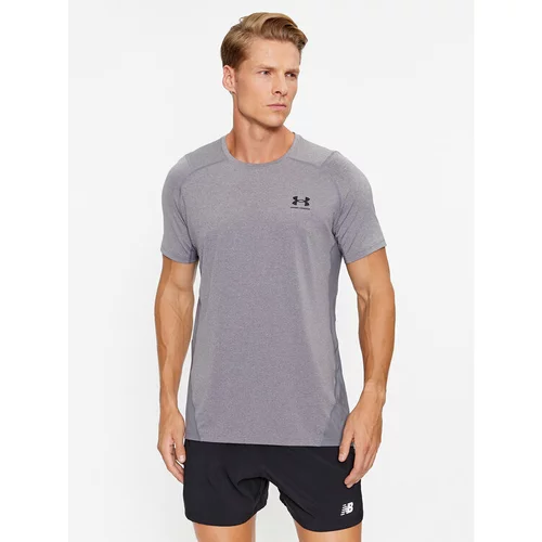Under Armour Majica Ua Hg Armour Fitted Ss 1361683 Siva Fitted Fit