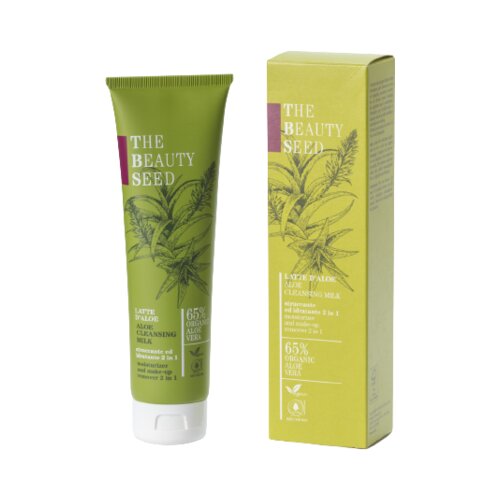 Bioearth the beauty seed 2v1 aloe čistilno mleko Cene