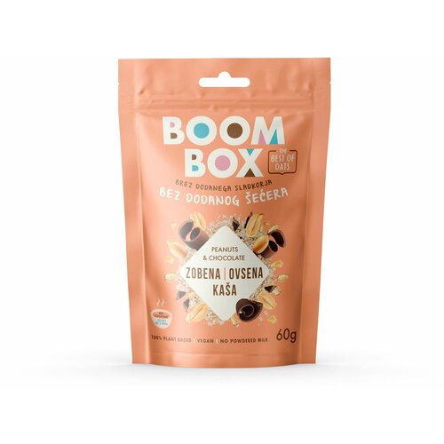 Boom box ovsena kaša kikiriki-čokolada 60g Cene