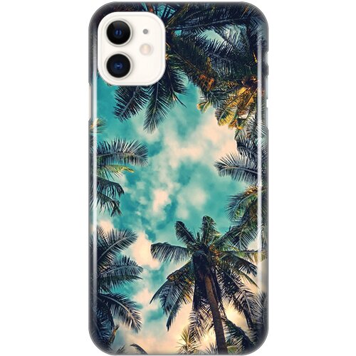  Silikonska maska za iPhone 11 6.1 Palm tree Print Skin šarena Cene