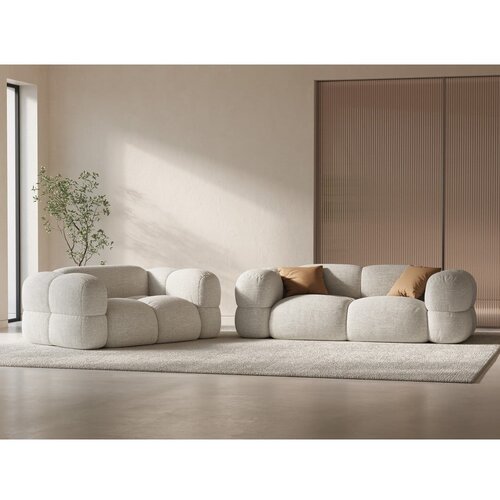 Cosmopolitan Design Bež sedežna garnitura 180 cm Loretto &amp;ndash; Slike