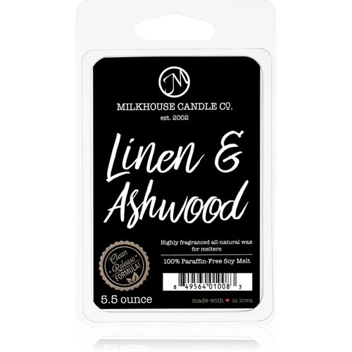 Milkhouse Candle Co. Creamery Linen & Ashwood vosak za aroma lampu 155 g Cijene