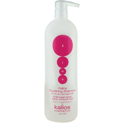 Kallos Cosmetics kjmn nourishing hranjivi &amp;scaron;ampon za suhu i o&amp;scaron;tećenu kosu 500 ml za žene Slike
