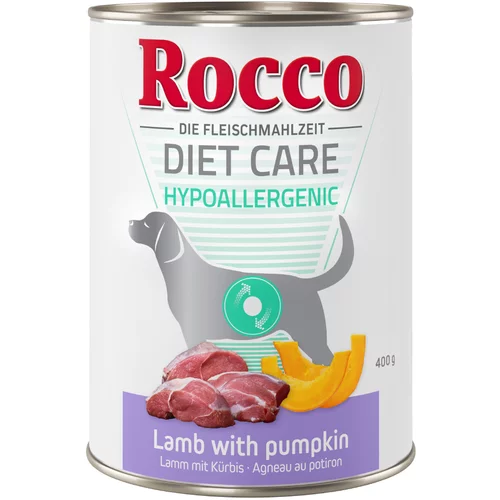 Rocco Diet Care hipoalergena jagnjetina - Varčno pakiranje: 12 x 400 g