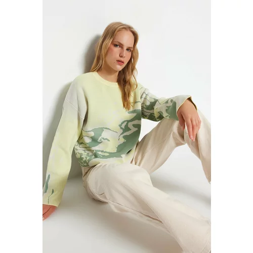Trendyol Sweater - Gelb - Regular fit