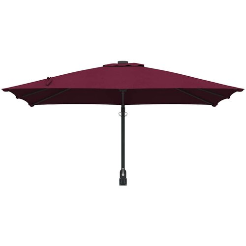  Vrtni suncobran Bordeaux Crvena 248,5 x 247,5 x 160 cm Slike