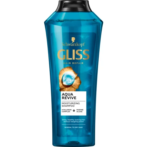 Gliss Aqua Revive Moisturizing Shampoo šampon normalni lasje suhi lasje za ženske