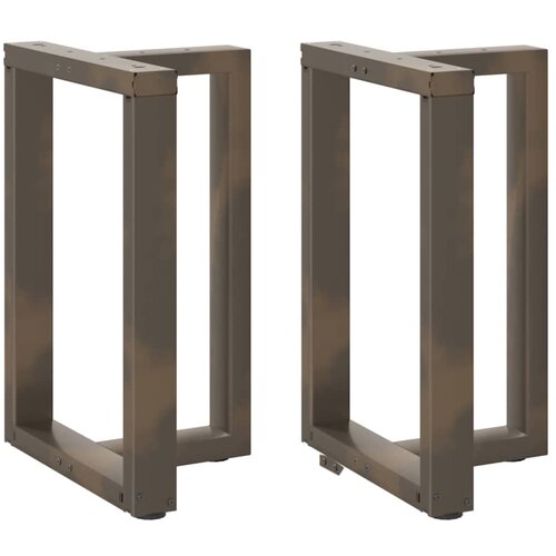 VidaXL noge jedilne mize v obliki črke t 2 kosa 60x35x(72-73) cm jeklo Slike