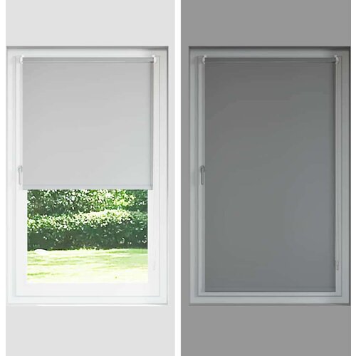 vidaXL Rolo zatemnjena bela 120x210cm tkanina &scaron;irina 116,6cm poliester Cene