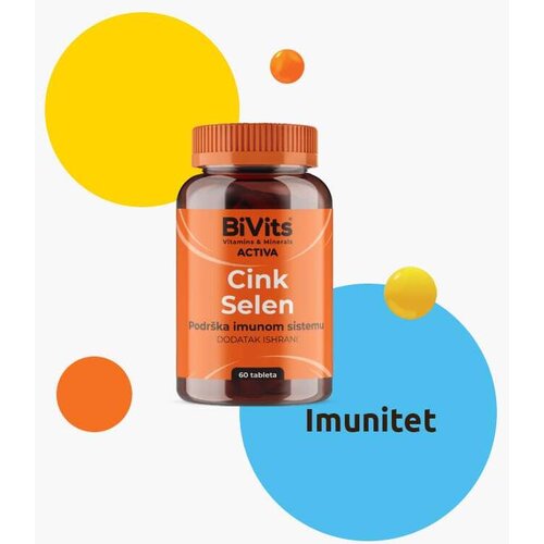 BiVits activa vitamins&amp;amp;minerals cink selen Slike