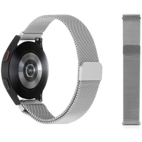 Chameleon Kovinski magnetni pašček za uro 20mm, srebrn, za pametno uro Cene