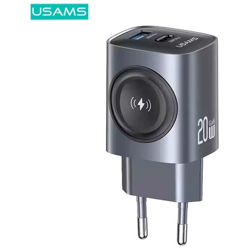 Usams CC293 T67 20W Multifunctional iWatch punjač A+C Port (EU) Slike