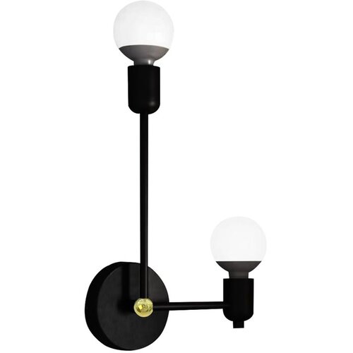 Toolight Zidni svijećnjak APP1707-2W BLACK Slike