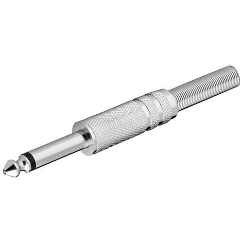 Goobay Audio konektor 6.35mm 2PIN mono muški srebreni Cene