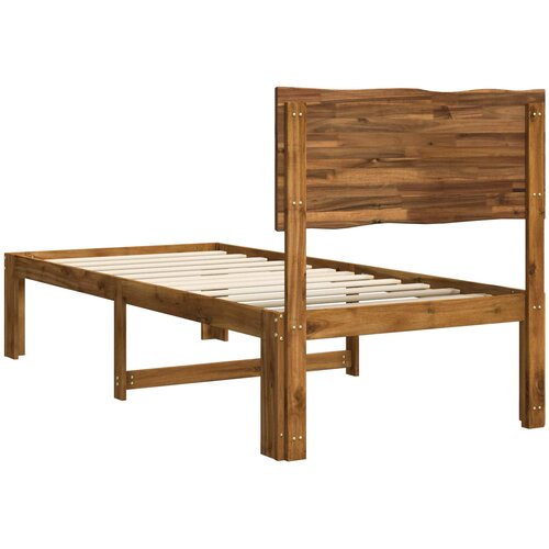  Krevet s uzglavljem ROSTOCK Prirodna 90 x 190 cm Slike