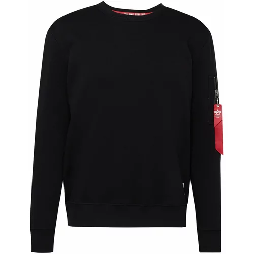 Alpha Industries Sweater majica 'Dragon' crna