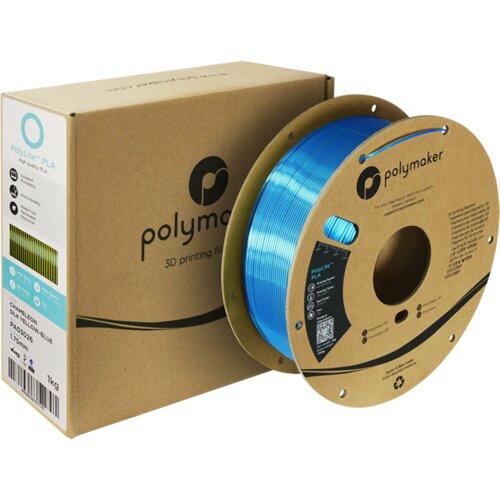 Polymaker PolyLite Dual Silk PLA Chameleon Yellow-Blue Slike
