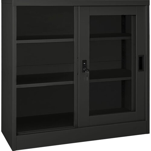  s kliznim vratima antracit 90 x 40 x 90 cm čelični Slike