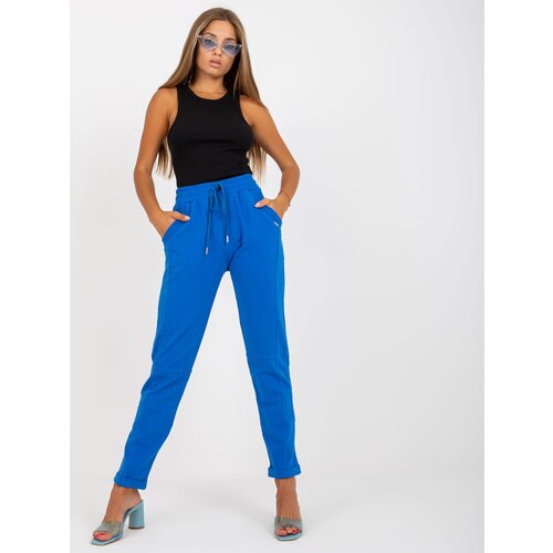 Fashion Hunters Dark blue Aprilia basic straight-leg sweatpants Slike