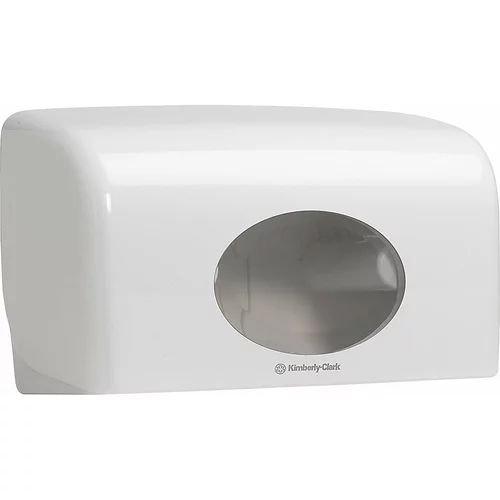 Kimberly Clark Podajalnik toaletnega papirja Aquarius™ 6992, za dvojne zvitke, bele barve
