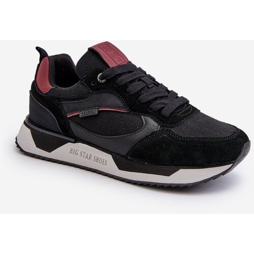 Big Star Men&amp;#039;s Memory Foam System Black Sneakers Slike