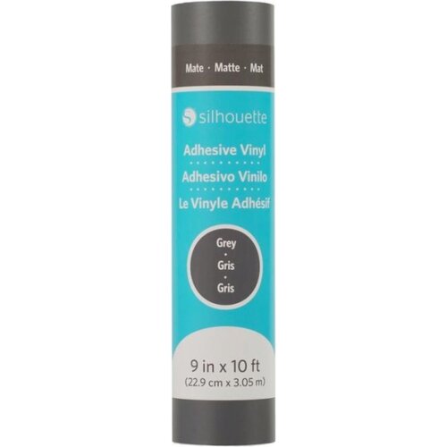 Silhouette Matte Removable Vinyl - 22,9 cm x 3 m - Grey Slike