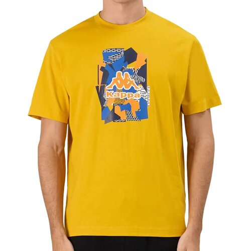 Kappa Muška majica Logo Guoti, Žuta Slike