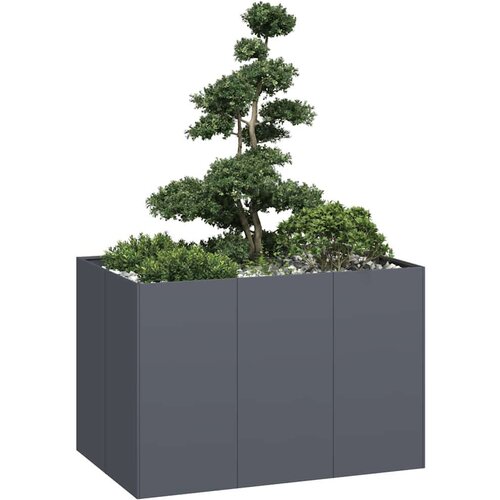 VidaXL Sadilica antracit 120x80x80 cm od čelika Slike