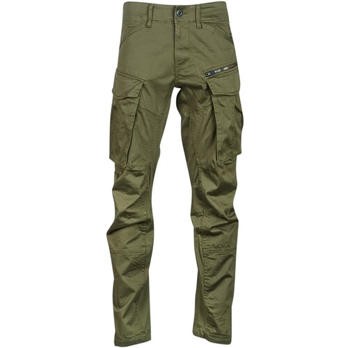 G-star Raw Hlače cargo ROVIC ZIP 3D STRAIGHT TAPERED Kaki Slike