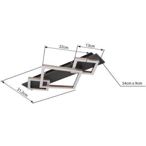  Brilagi - LED plafonsko svetlo AXIS LED/24W/230V Slike