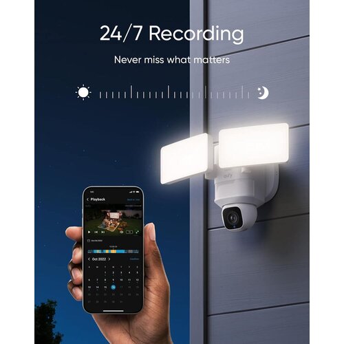 Eufy Security Floodlight E30, Wi-Fi vanjska bežična kamera Slike