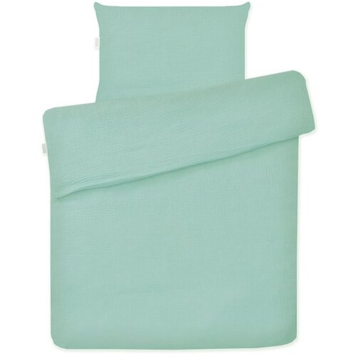 Amy posteljina set 2 elem. Muslin Mint (za krevetić 120x60 cm) Cene