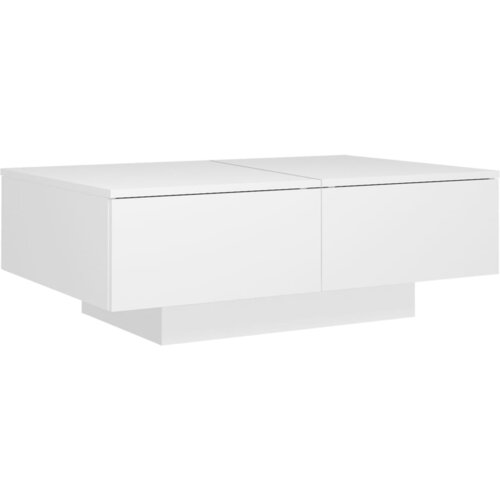 VidaXL Klubska mizica bela 90x60x31 cm iverna plo&amp;scaron;ča, (20625099) Slike