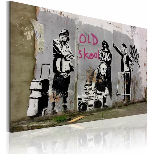  Slika - Old school (Banksy) 60x40