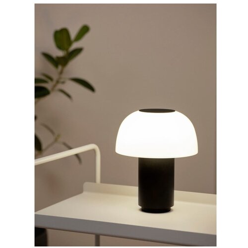 Zone Črna aluminijasta LED zatemnitvena namizna svetilka (vi&amp;scaron;ina 22 cm) Harvest &amp;ndash; Slike